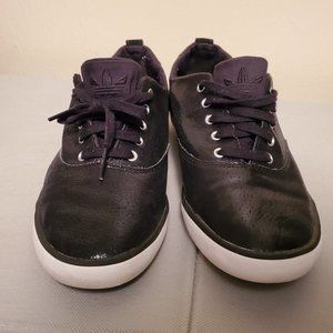 Women adidas canvas black size 8